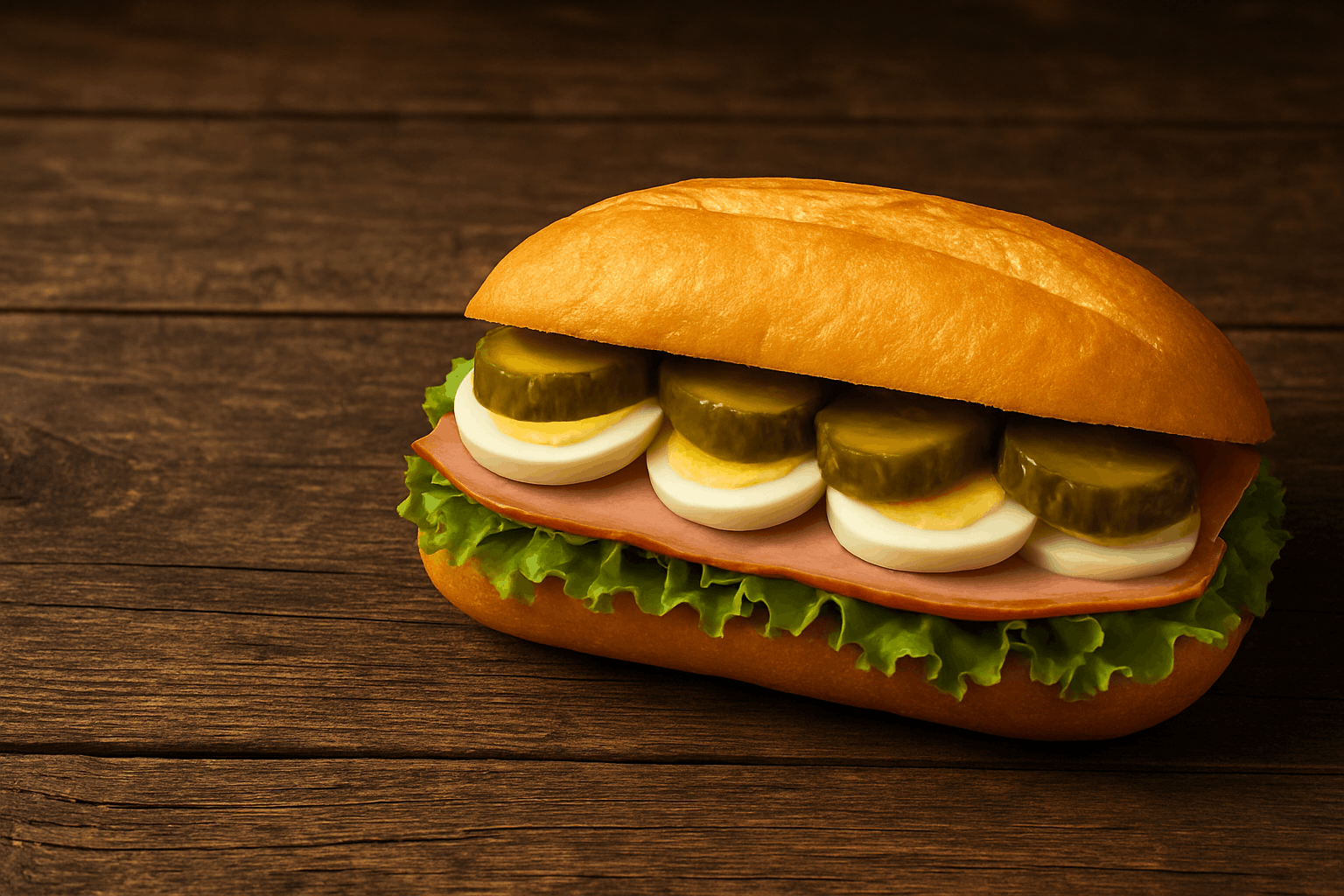 Kanapka JAJKO-SZYNKA XL